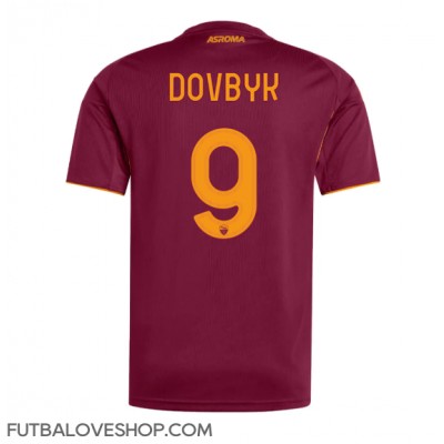 Dres AS Roma Artem Dovbyk #9 Domáci 2025-26 Krátky Rukáv Dres AS Roma Artem Dovbyk #9 Domáci 2025-26 Krátky Rukáv